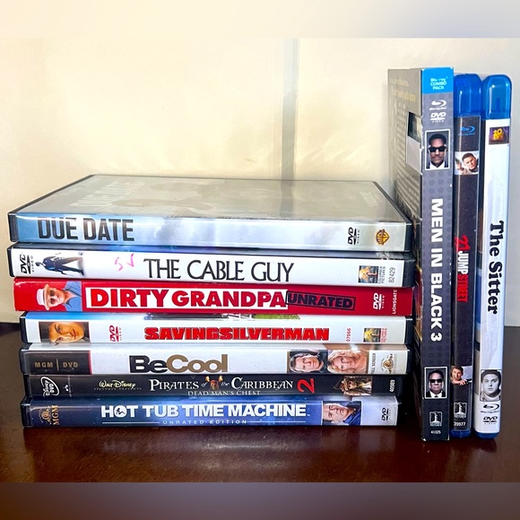 Lot of 10 DVD’s/BLU-RAY’S, comedy, movie night, fun, date night, funny - Picture 2 of 2